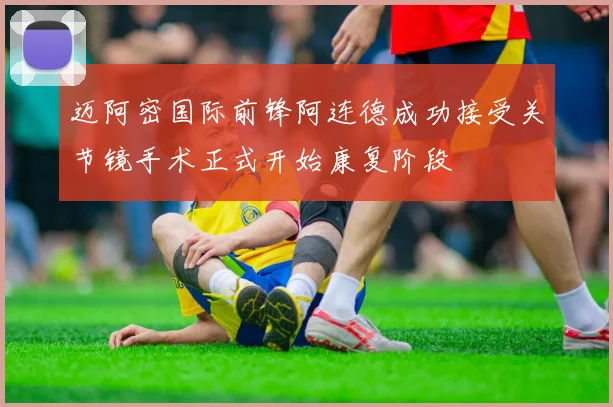 迈阿密国际前锋阿连德成功接受关节镜手术正式开始康复阶段